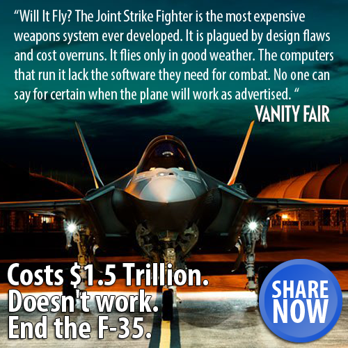 Defund the F35