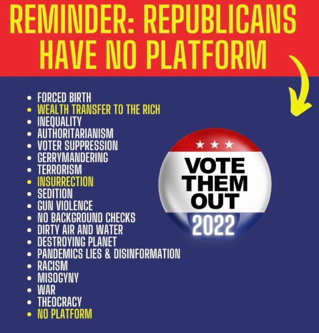 GOP has not Platform